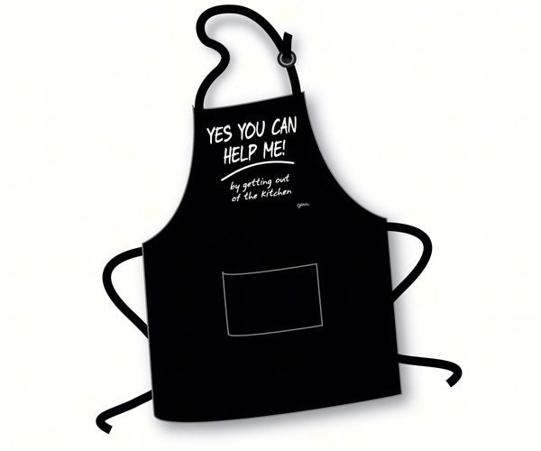 Yes You Can Help Me! by getting out of the kitchen Apron