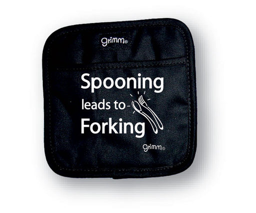 Pot Holder  Spooning Leads to Forking