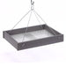 GREEN SOLUTONS RECYCLED LARGE GRAY HANGING PLATFORM FEEDER