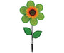 12 inch Green Sunflower with Leaves