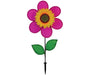 12 inch Pink Sunflower with Leaves