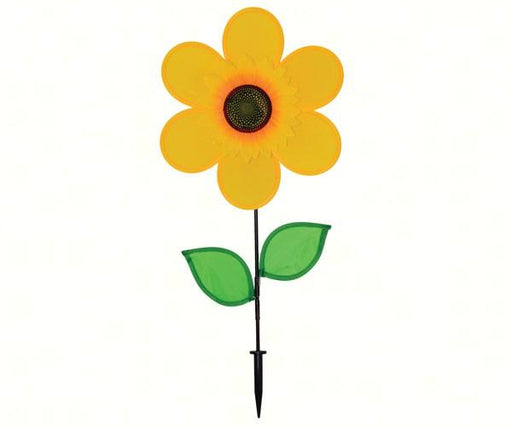 12 inch Sunflower Spinner with Leaves