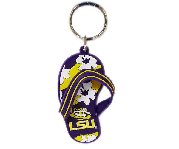 Flip Flop Keychain - LSU Tigers