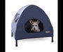 Pet Cot House Small Navy Blue