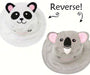 Panda/Koala Reversible Kids Hat Medium