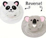 Panda/Koala Reversible Kids Hat Small
