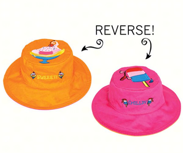 Sundae/Popsicle Reversible Kids Hat Small
