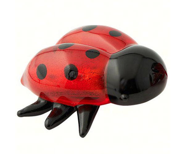 Milano Art Glass Animals-Ladybug