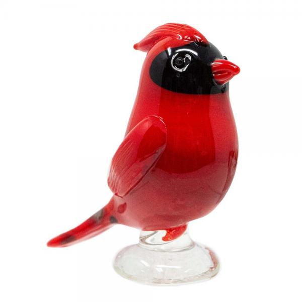 Milano Art Glass Animals - Cardinal