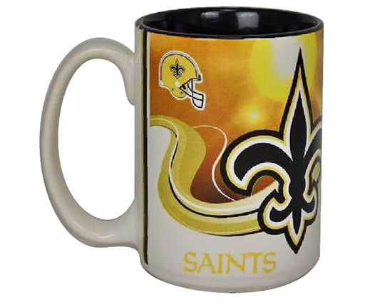 New Orleans Saints 15 oz Full Wrap Jumbo Mug