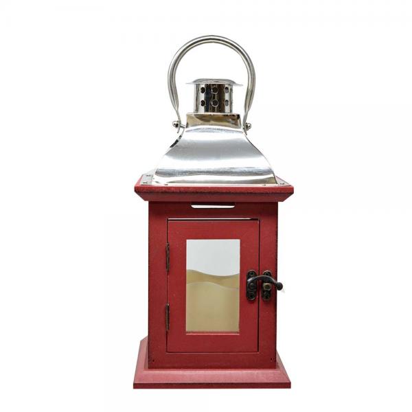 Red 11 inch LED Lantern