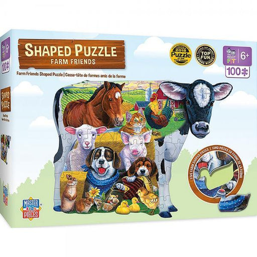 Farm Friends Shaped 100 Piece Puzzle