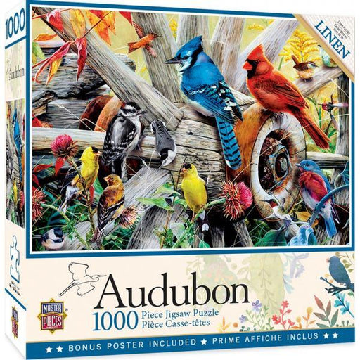 Audubon Backyard Birds 1000 Piece Puzzle