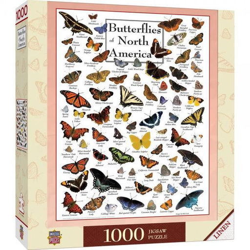 Butterflies of North America 1000 Piece Puzzle
