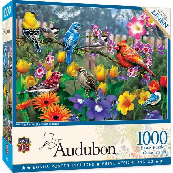Audubon - Morning Garden 1000 Piece Puzzle