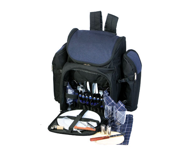 Tandoor Navy 4 Person Picnic Set