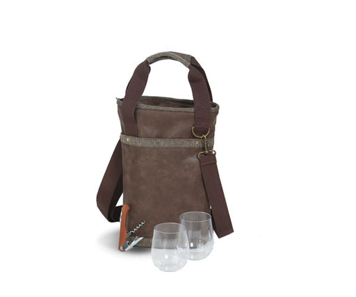 Omega Single Bottle Bag - Expresso