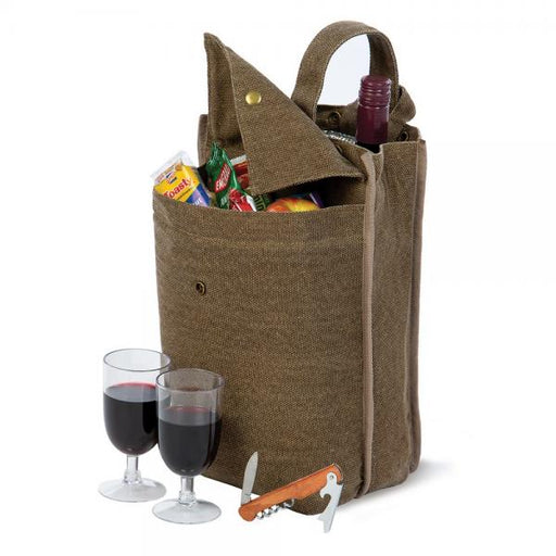 Silverado Wine Cooler Tote-Brown