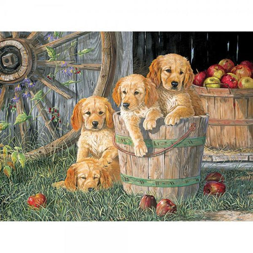 Cobble Hill Puppy Pail 350 Piece Puzzle