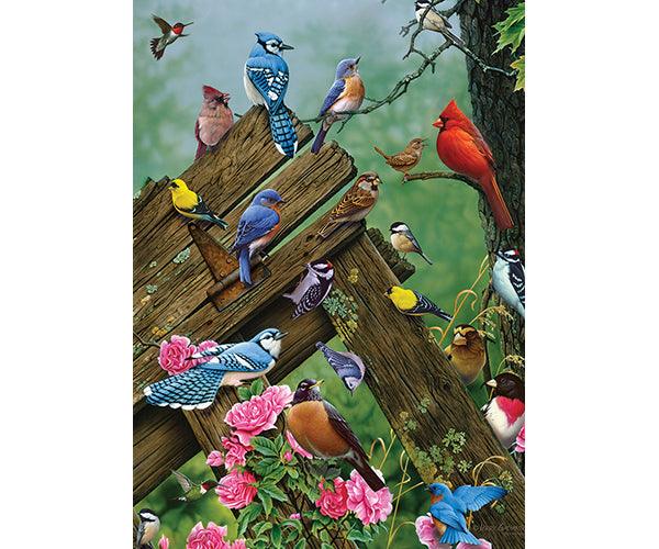 Cobble Hill Wildbird Gathering 35 Piece Tray Puzzle