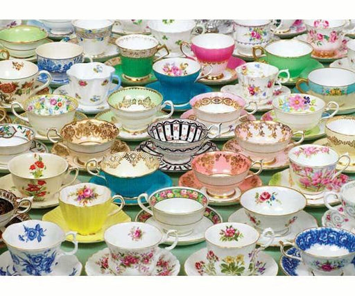 Cobble Hill Tea Cups 1000 Piece Puzzle