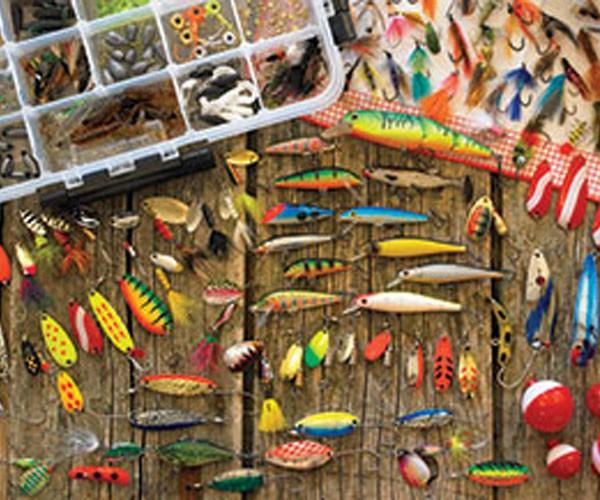 Cobble Hill Fishing Lures 1000 Piece Puzzle