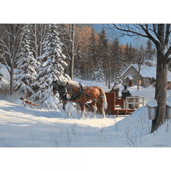 Cobble Hill Horse Holiday 1000 Piece  Puzzle