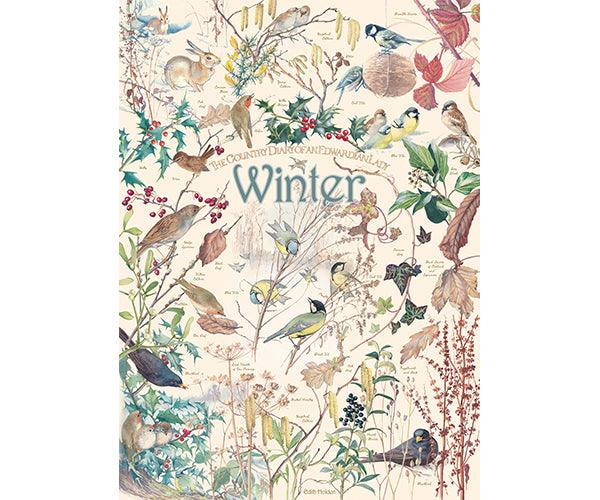 Cobble Hill Country Diary Winter 1000 Piece Puzzle