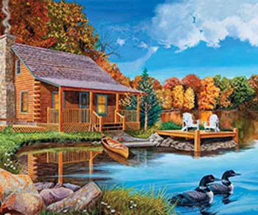 Cobble Hill Loon Lake 500 Piece Puzzle