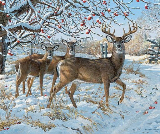 Cobble Hill Winter Deer 500 Piece Puzzle