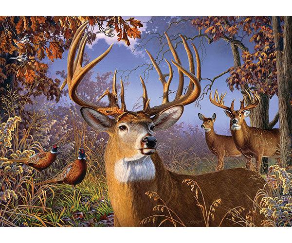 Cobble Hill Deer and Pheasant 500 Piece Puzzle