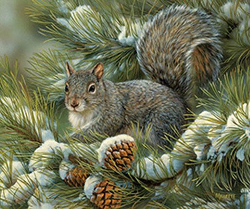 Cobble Hill Gray Squirrel 275 Piece Puzzle