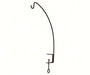 24 inch Clamp Style Angle Hook Black