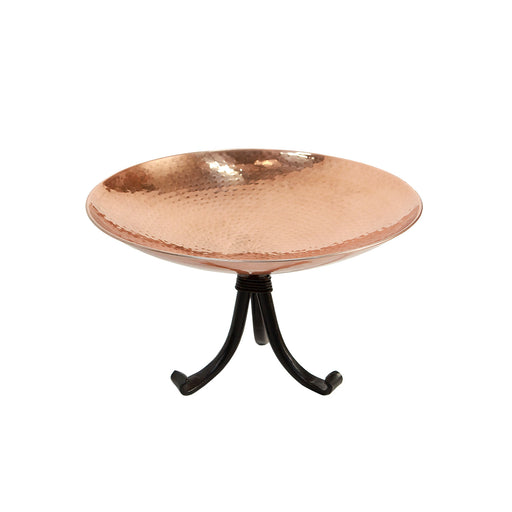 Achla Designs Polished Copper Birdbath with Tripod Stand