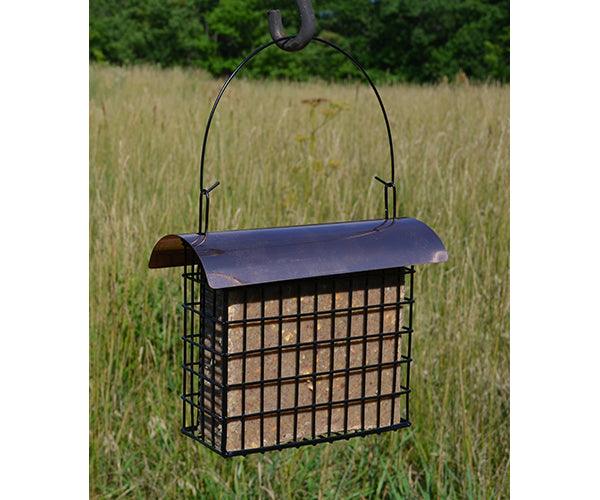 Large Cake Suet Cage withCopper Top