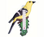 Goldfinch on Branch Small Window Thermometer