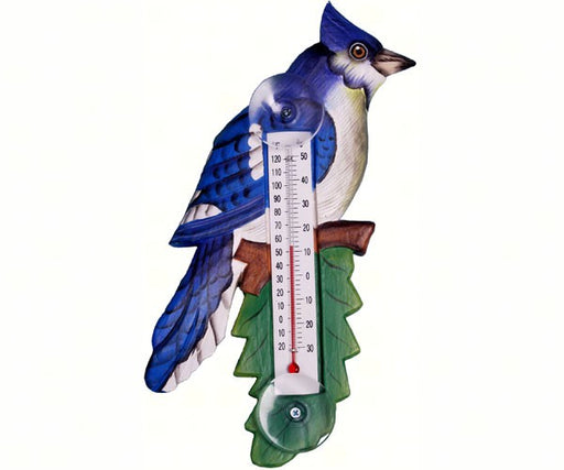 Thermometer Small Blue Jay