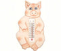 Sitting Pig Small Window Thermometer