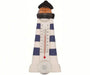 Blue & White Striped Lighthouse Striped Small Window Thermometer