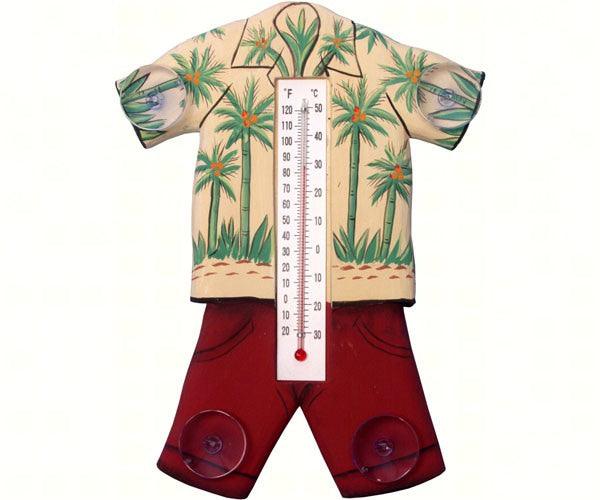 Hawaiian Shirt Small Window Thermometer