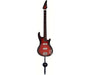 Red & Black 5-String Bass Guitar Single Wallhook