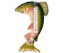 Leaping Trout Large Window Thermometer