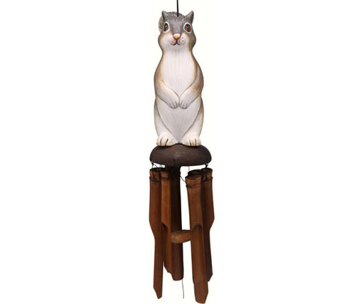 Squirrel Bamboo Wind Chime