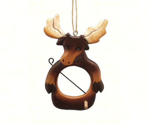 Moose Fruit or Birdseed Ball bird feeder