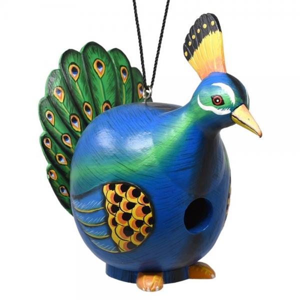 Peacock Gord-O Bird House