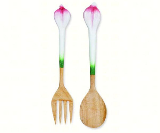 Garlic Salad Server Set