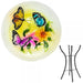 Butterfly Trio Bird Bath with Stand