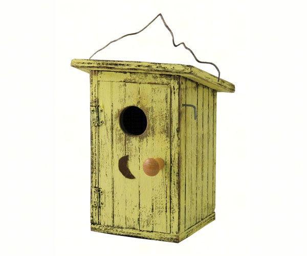 Birdie Loo Yellow Bird House