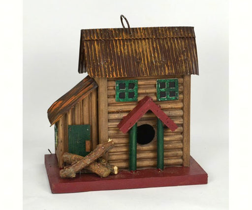 Two-Story Cabin Bird House