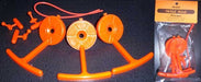 Orange Replacement Perch (consist of 3 perches, 3 toggles, and 1 wire)